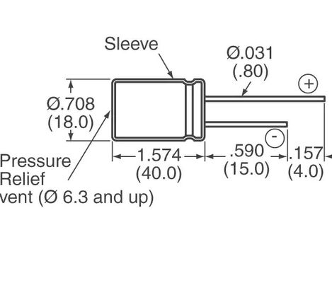 8000 Hrs UPW2A102MHD 47 MOhms 1000uf 100v Electrolytic Capacitor