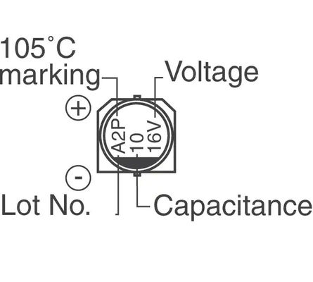 UWT1C101MCL1GB 100µF 16V Aluminum Electrolytic Capacitors 1000 Hrs 105°C