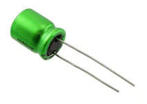 Aluminum 100uF 16V Electrolytic Capacitor Radial 1000Hrs 85 Degree UES1C101MPM