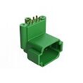 Durable DIP Connector featuring green color and various terminal options suitable for in wide temperature environments