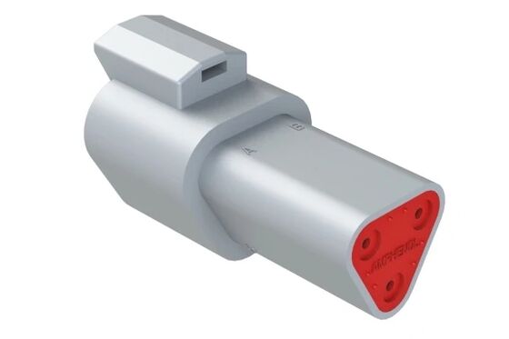 Original Amphenol AT04-3P Male Cable Connector, Reliable wiring connector widely used in automotive and equipment circuit connection