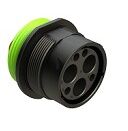 Thermoplastic DIP Connector with various terminal options designed for operating temperature minus 55 to plus 125 degrees Celsius