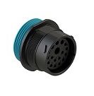 Thermoplastic DIP Connector featuring various terminal types engineered for operation between minus 55 and plus 125 degrees Celsius