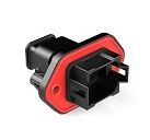 Thermoplastic housing DIP Connector offering various terminal types and operating temperature range from minus 55 to plus 125 degrees Celsius