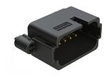 Black color DIP Connector thermoplastic housing operating temperature minus 55 to plus 125 degrees Celsius multiple terminal varieties