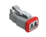 Versatile DIP Connector with Grey Thermoplastic Housing Multiple Terminal Types and Wide Operating Temperature Range